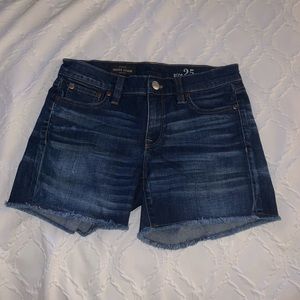 J Crew Indigo Denim Shorts - Size 25